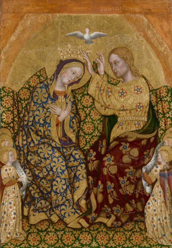 Coronation of the Virgin, about 1420. Creator: Gentile da Fabriano.