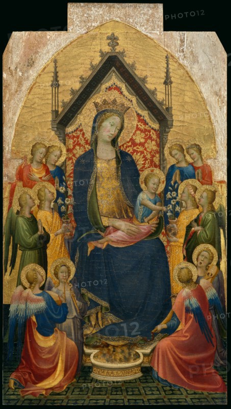 Madonna and Child with Musical Angels, about 1410. Creator: Gherardo di Jacopo.
