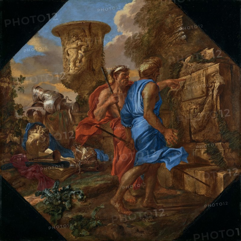 Arcadian Shepherds, about 1655. Creator: Giovanni Benedetto Castiglione.