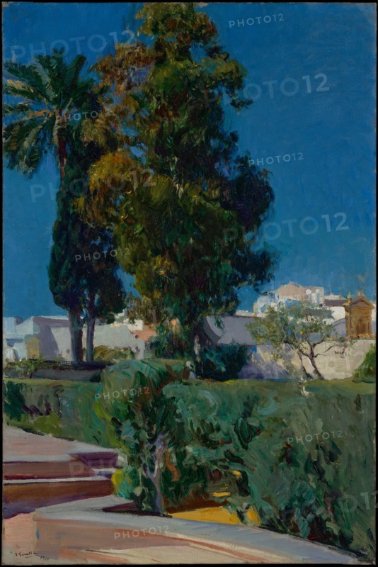 Corner of the Garden, Alcazar, Sevilla, 1910. Creator: Joaquin Sorolla y Bastida.