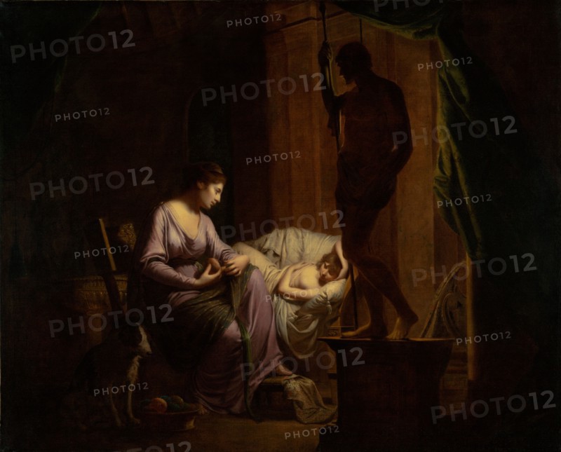 Penelope Unravelling Her Web, 1783-1784. Creator: Joseph Wright of Derby.