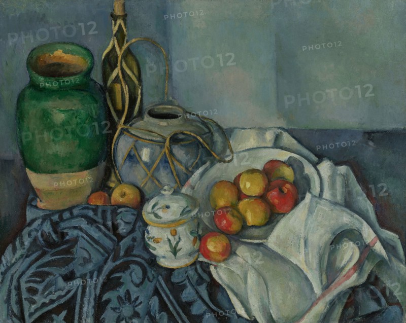 Still Life with Apples, 1893-1894. Creator: Paul Cezanne.