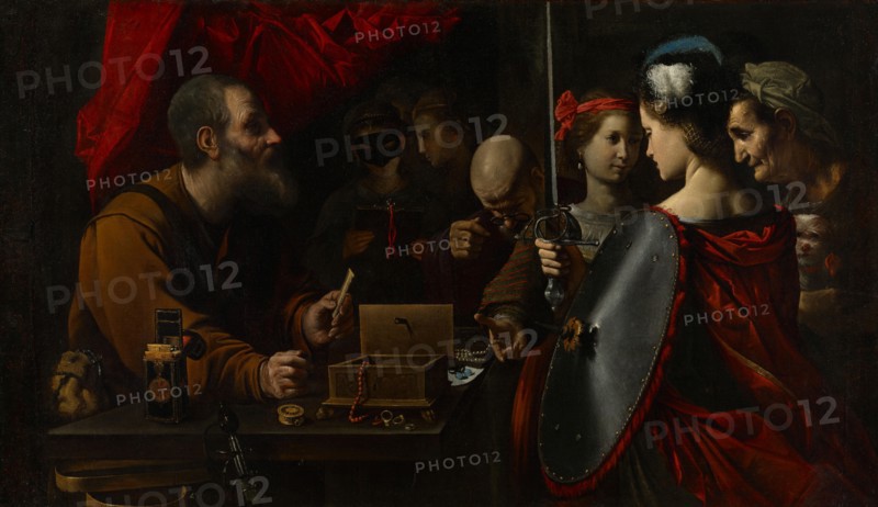 Achilles among the Daughters of Lycomedes, about 1625-1630. Creator: Pietro Paolini.