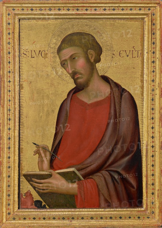 Saint Luke, (early 1330s?). Creator: Simone Martini.