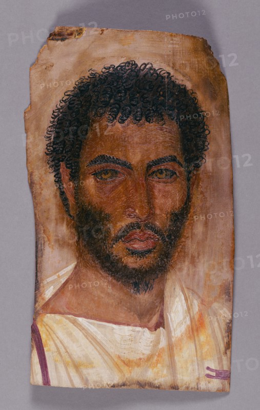 Mummy Portrait of a Bearded Man, about A.D. 150-170. Creator: Unknown.