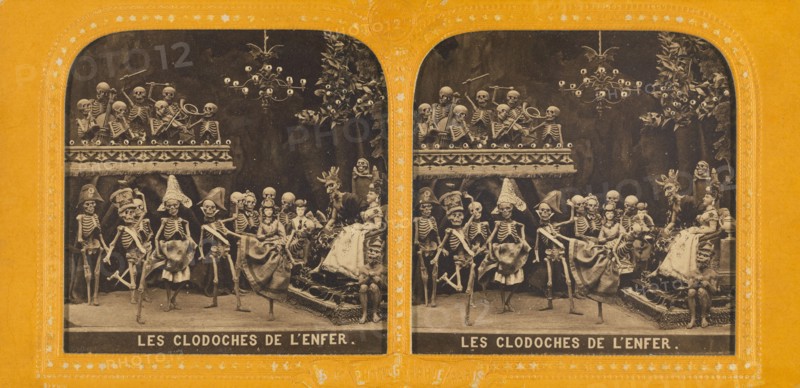 The Down-and-Out of Hell. (Les Clodoches de l'Enfer.), 1860s. Creator: Adolphe Block.