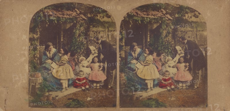 The Happy Homes of England., about 1855. Creator: Alfred Silvester.
