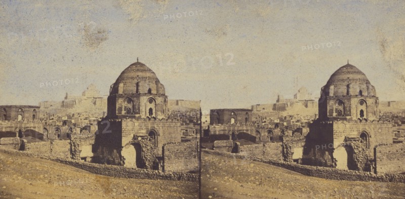 Unidentified mosque, 1856-1857. Creator: Francis Frith.