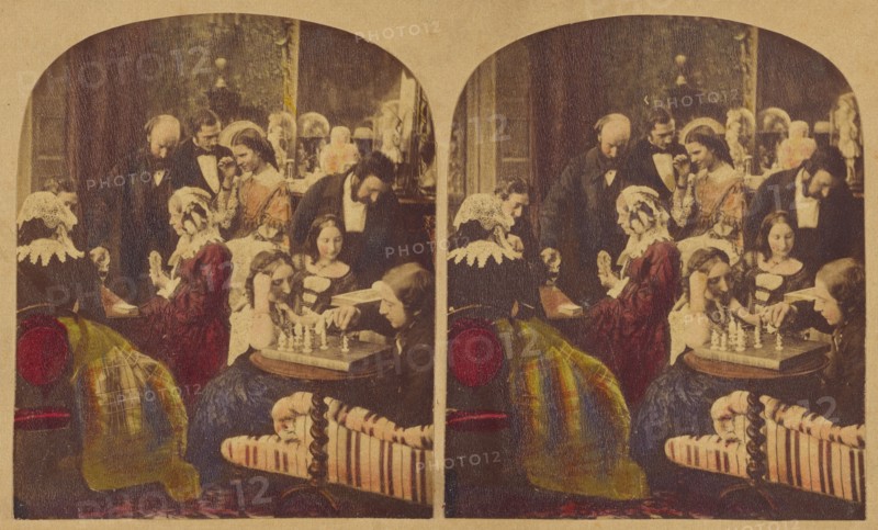 Evenings at Home., about 1865. Creator: Joseph John Elliott.