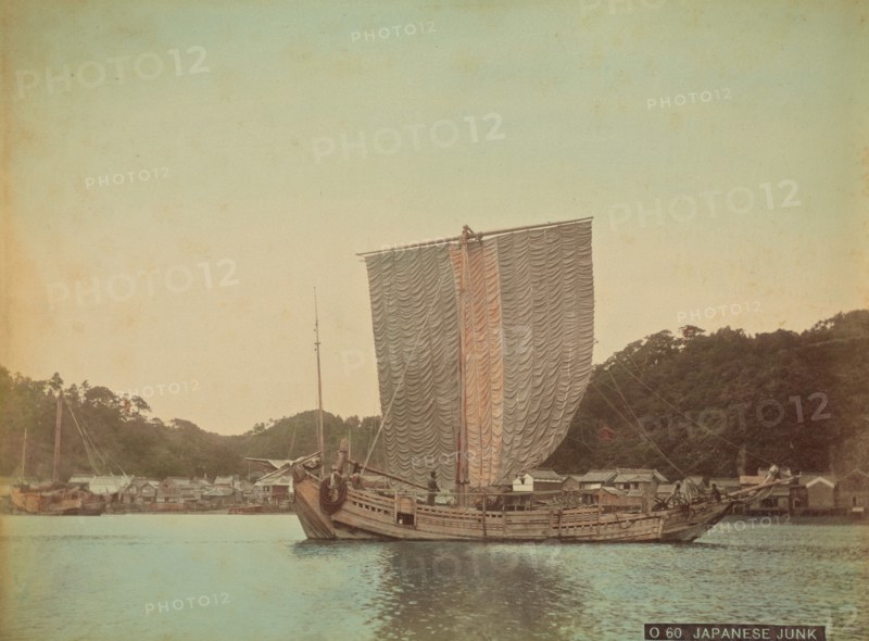 Japanese Junk, 1870s-1890s. Creator: Kusakabe Kimbei.