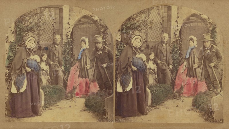 Poverty and Pride, about 1865. Creator: London Stereoscopic & Photographic Co.