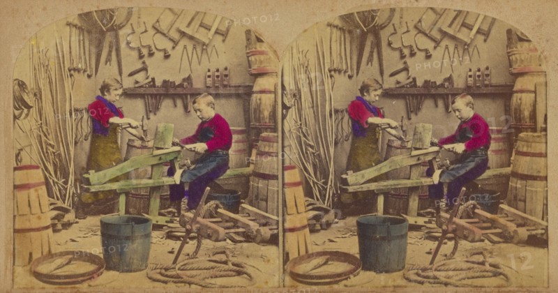 The Young Coopers, about 1860. Creator: London Stereoscopic & Photographic Co.