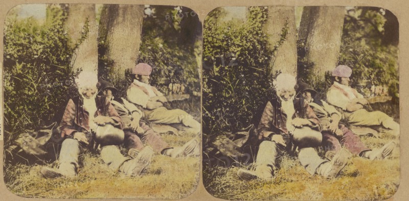 The Dinner Hour., 1857-1859. Creator: William Morris Grundy.