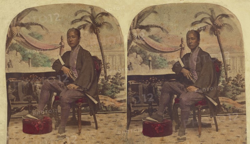 Member of the First Japanese Diplomatic Mission to the United States, negative 1860; print 1860s. Creator: Charles De Forest Fredricks.