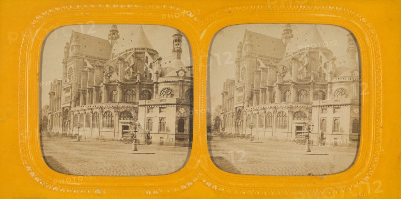 St. Eustache, Paris, 1860s. Creator: E Lamy.