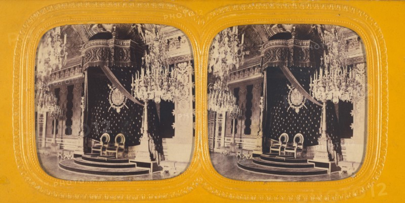 Trone, 1860s. Creator: E Lamy.