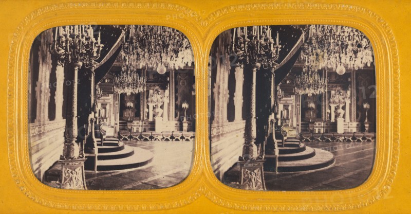 Trone prespective, 1860s. Creator: E Lamy.