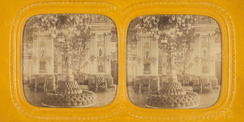 Pouf. Hotel de Ville, about 1868. Creator: E Lamy.