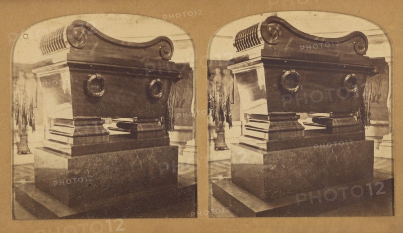 Tombeau de S.M. l'Empereur Napoleon 1 (Hotel des Invalides), 1855-1865. Creator: F. Grau.