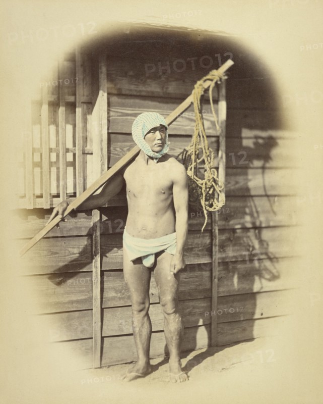 A Laborer in Summer Dress, about 1868. Creator: Felice Beato.