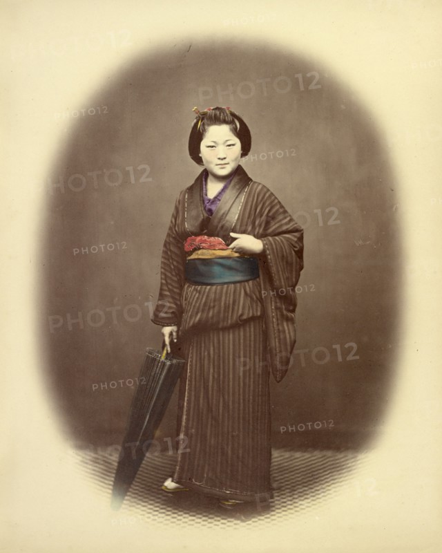 Japanese Girl, 1866-1867. Creator: Felice Beato.