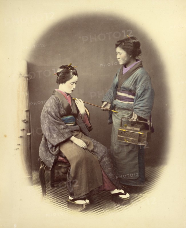 Young Lady, with Pipe, 1866-1867. Creator: Felice Beato.