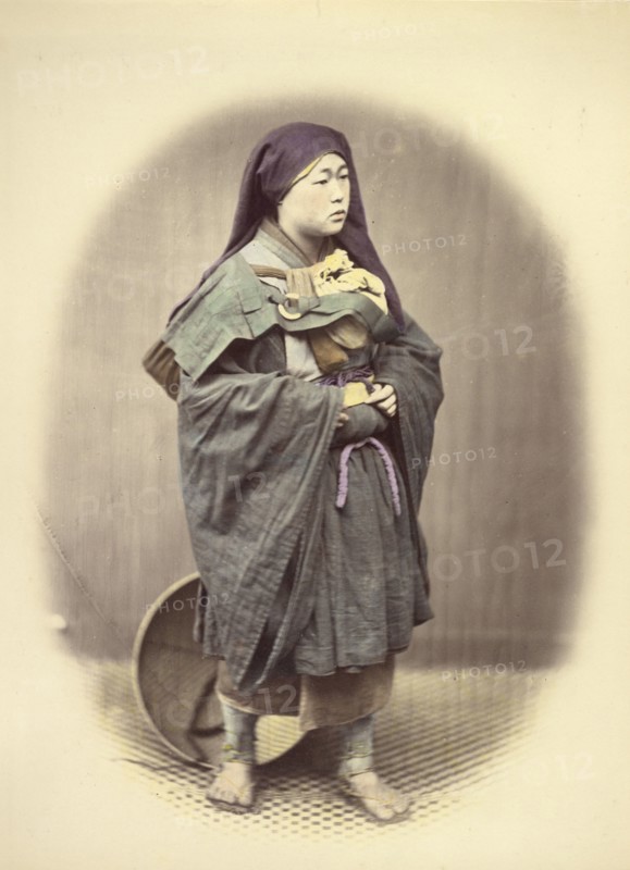 Mendicant Nun, 1866-1867. Creator: Felice Beato.