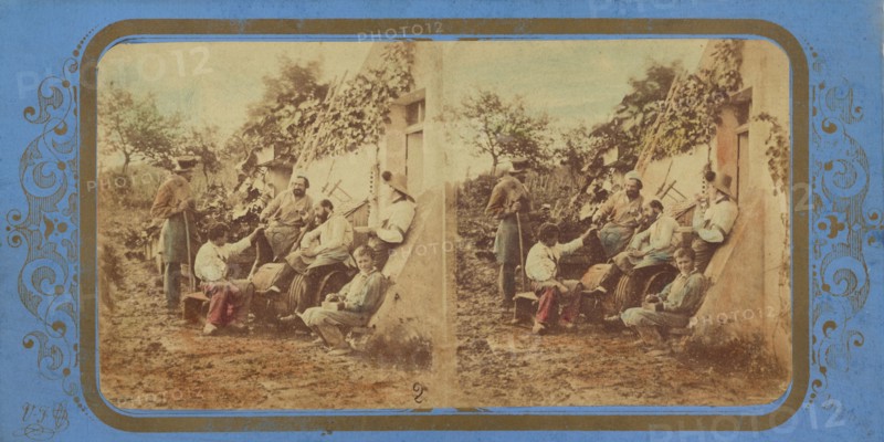 Le Vin a 4 Sous., 1855-1860. Creator: Fraget & Viret.