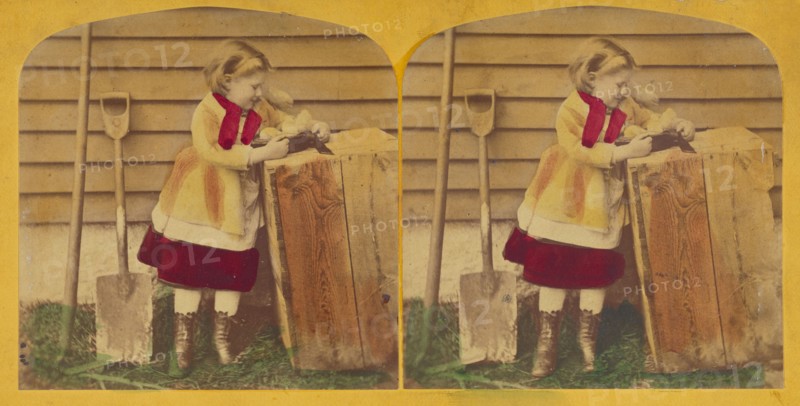 Found a Prize., about 1870. Creator: F. G. Weller.