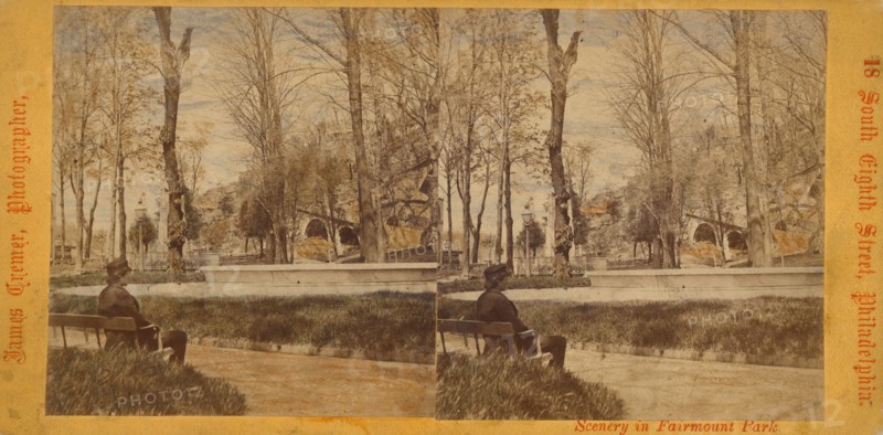 General View of Old Park, Fairmount Park, Philadelphia, Pennsylvania, about 1872. Creator: James Cremer.