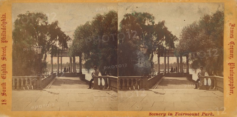 Round House, adjoining Falls, Fairmount Park, Philadelphia, Pennsylvania, about 1872. Creator: James Cremer.