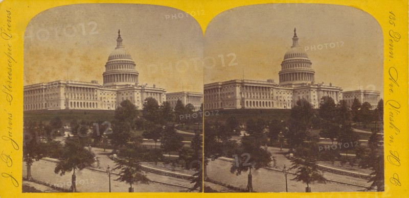 The U.S. Capitol, 1871-1881. Creator: J F Jarvis.
