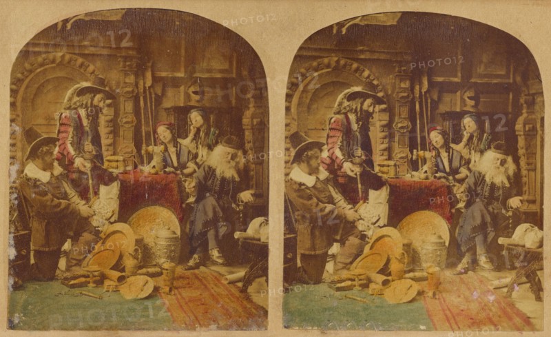 The Money Lender, about 1860. Creators: London Stereoscopic & Photographic Co, Joseph John Elliott.