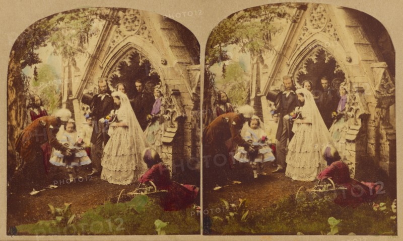 The Happiest Day of my Life, about 1857. Creators: London Stereoscopic & Photographic Co, Joseph John Elliott.