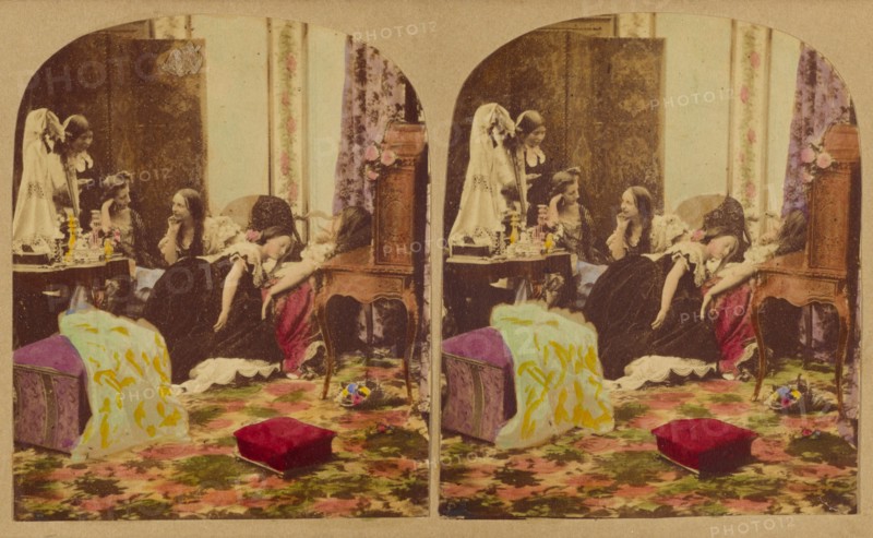 After the Ball, about 1860. Creators: London Stereoscopic & Photographic Co, Joseph John Elliott.