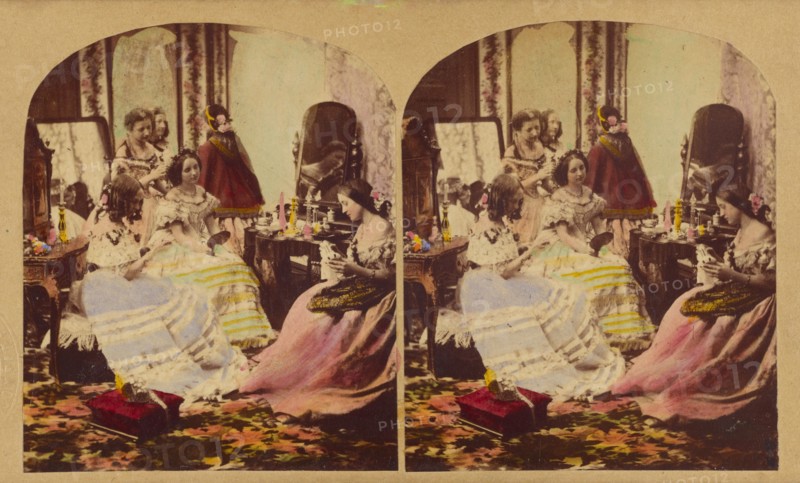 Before the Ball, about 1860. Creators: London Stereoscopic & Photographic Co, Joseph John Elliott.