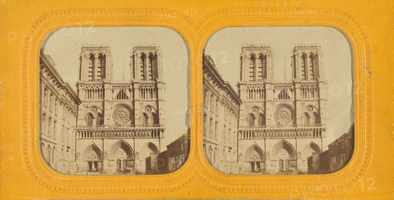 Notre Dame, Paris, 1860s. Creator: Jules Marinier.