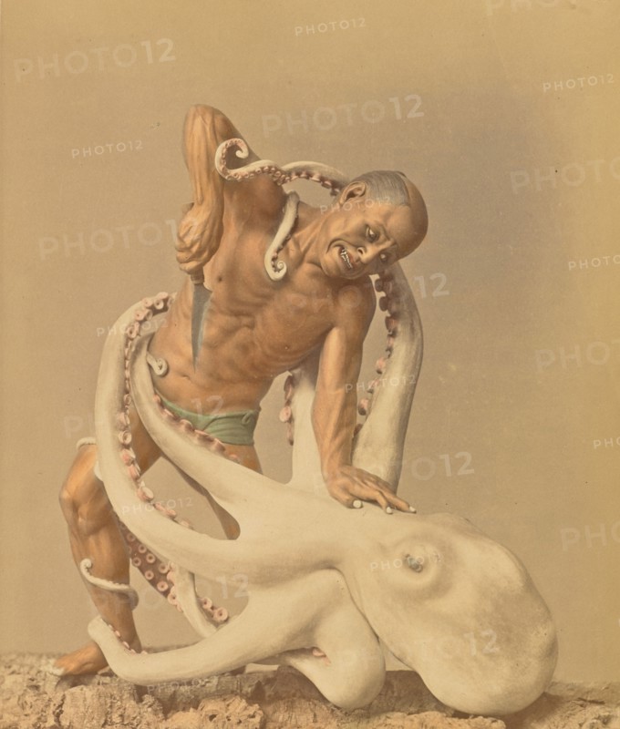 Wood Carving, 1897. Creator: Ogawa Kazumasa.