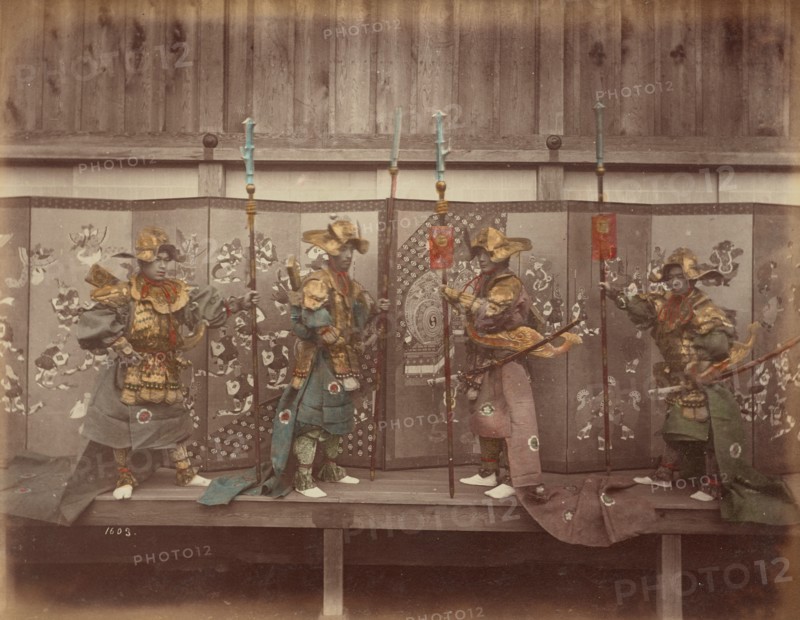 Pantomime Uniform of Temple, Nikko, 1870s-1890s. Creator: Kusakabe Kimbei.