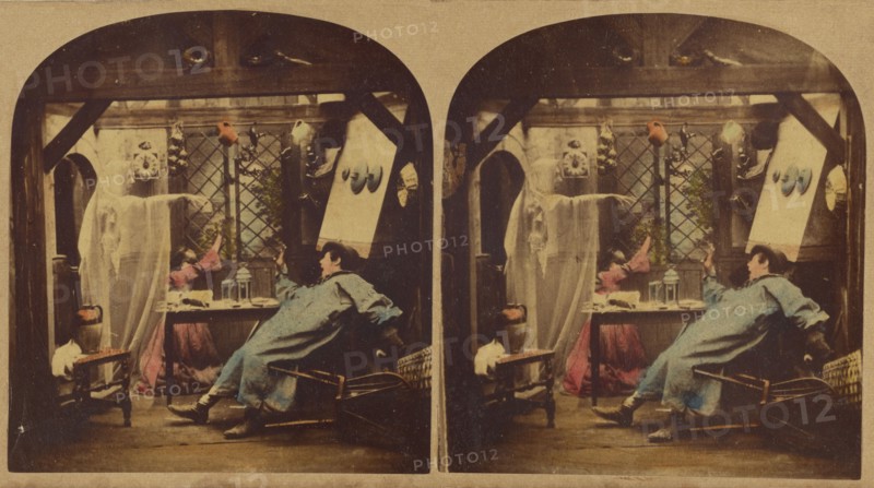 A Ghost, about 1865. Creator: London Stereoscopic & Photographic Co.