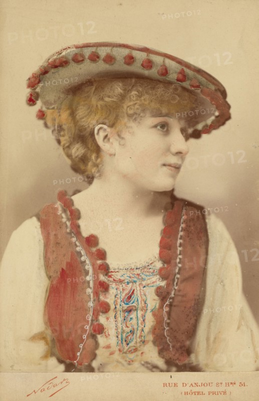 Marguerite Ugalde, 1883. Creator: Paul Nadar.