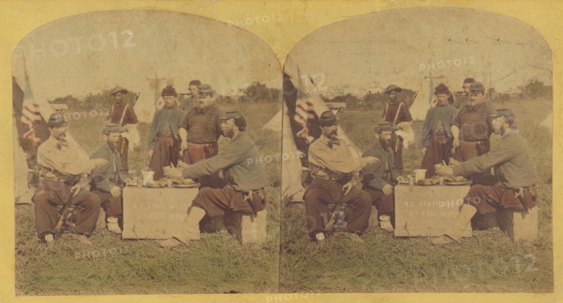 Camp scene - Fortress Monroe, 1861-1865. Creator: Unknown.