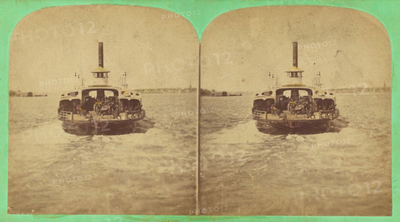 Brooklyn Ferryboat. N.Y., about 1870. Creator: Unknown.