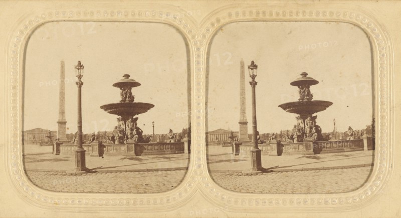 Place de la Concorde, Paris, France, about 1860. Creator: Unknown.