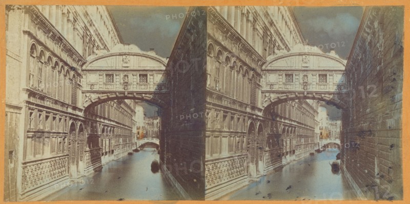 Bridge of Sighs, Venice, about 1865. Creator: Unknown.