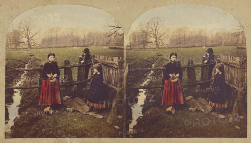 The Broken Pitcher., about 1858. Creator: William Russell Sedgfield.