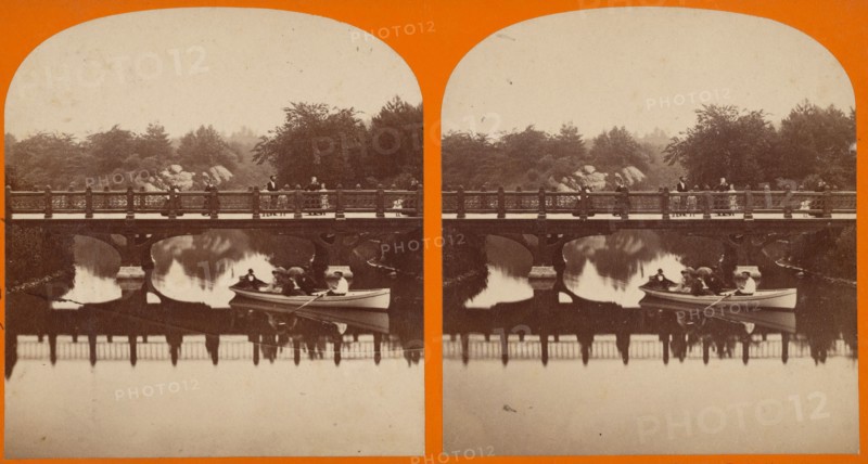 Balcony Bridge, Central Park, New York City, about 1875. Creator: W. M. Chase.