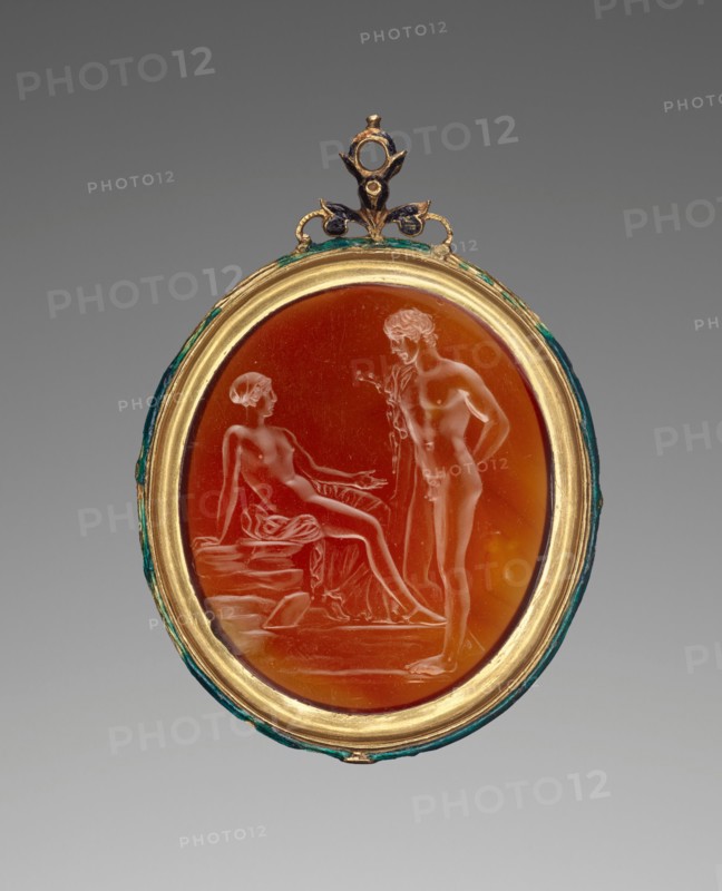 Gem with Venus and Anchises, about 25 B.C. Creator: Unknown.