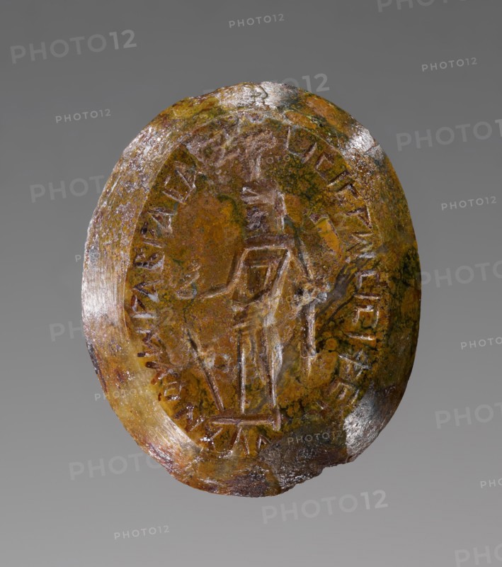 Double-Sided Engraved Gem with Magical Inscription, 2nd-4th century A.D. Creator: Unknown.