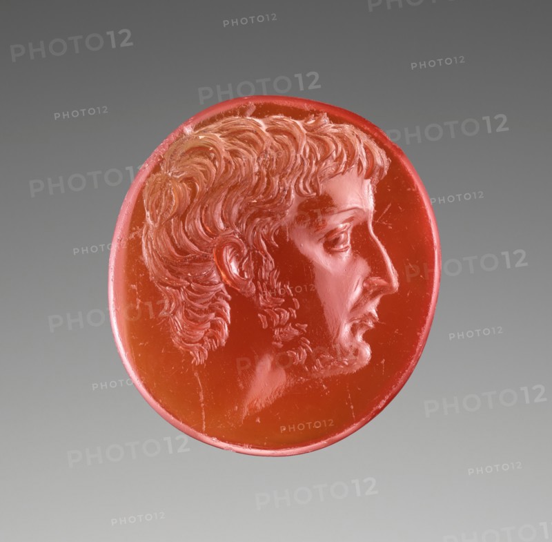 Intaglio with Portrait of Octavian, 44-30 B.C. Creator: Unknown.